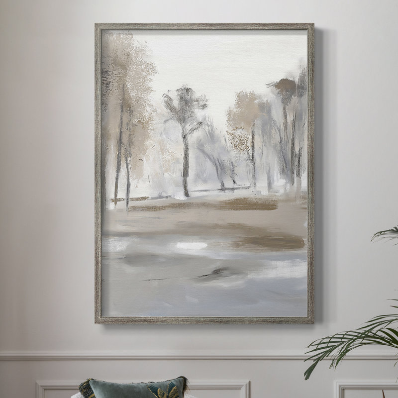 Reproduction encadrée FLORAL Series DLII - bois massif, H 11 po x l 9 po