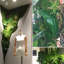 Herbe de mousse artificielle pliable pour salon