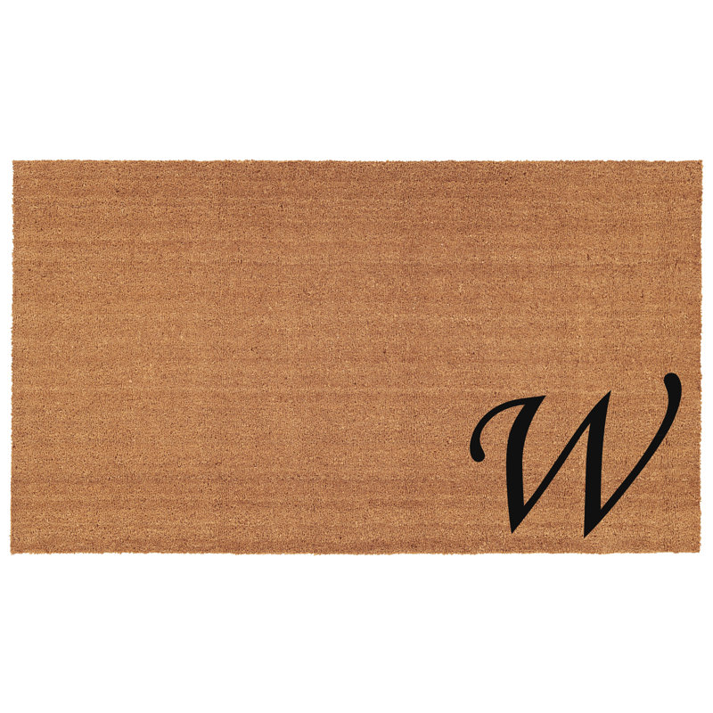 Tapis d'entrée antidérapant Zebrowski, L, Rectangle 1 pi 6 po x 2 pi 6 po