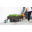 Juniper Set of 6 26L Garden Raised Bed, PP Elevated Planter Box, Brown