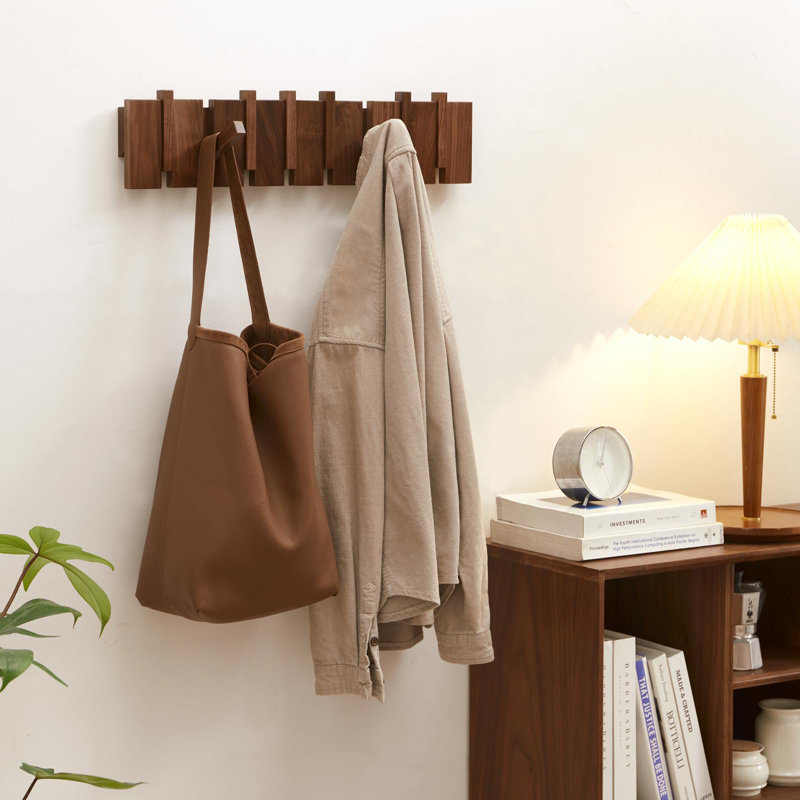Portemanteau mural en bois, portemanteaux mural
