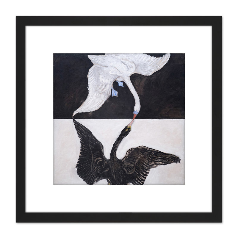 Group Ix Suw The Swan No 1 Abstract by Hilma Af Klint - Single Picture Frame Painting