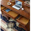 Bureau de direction pratique en bois de frêne avec rangement spacieux et 5 tiroirs-1192841577