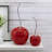 Ashtynn Red and Silver Aluminum Tabletop Sculpture-190469771