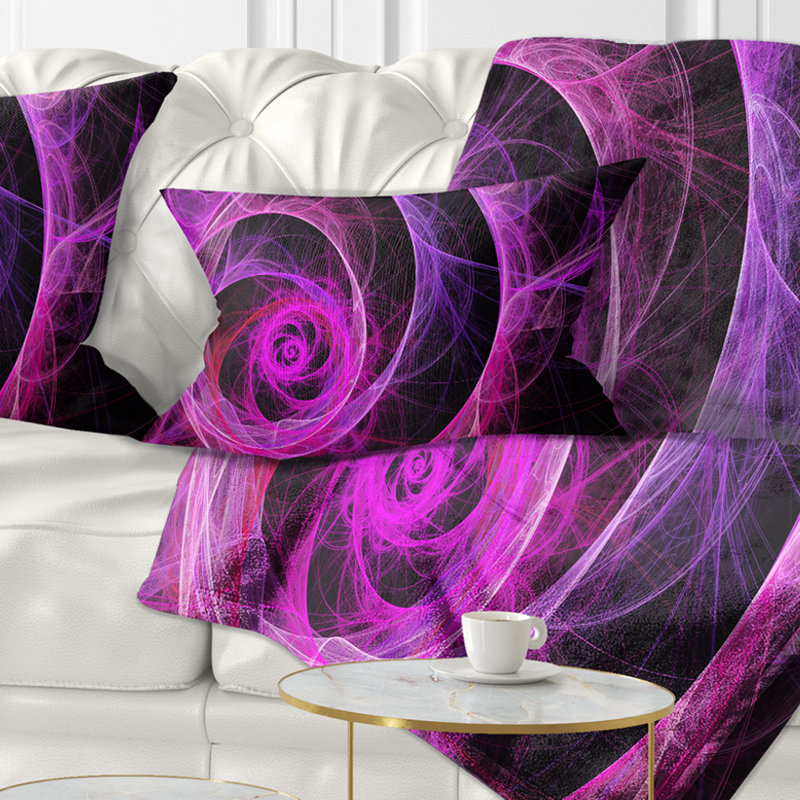Coussin Exotic, Rose / Noir