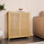 Tour à linge autoportante de 42 pouces pour garde-manger, chambre à coucher - Rangement pratique avec portes d'armoire et salle de lavage polyvalente facile à assembler, tablettes ouvertes