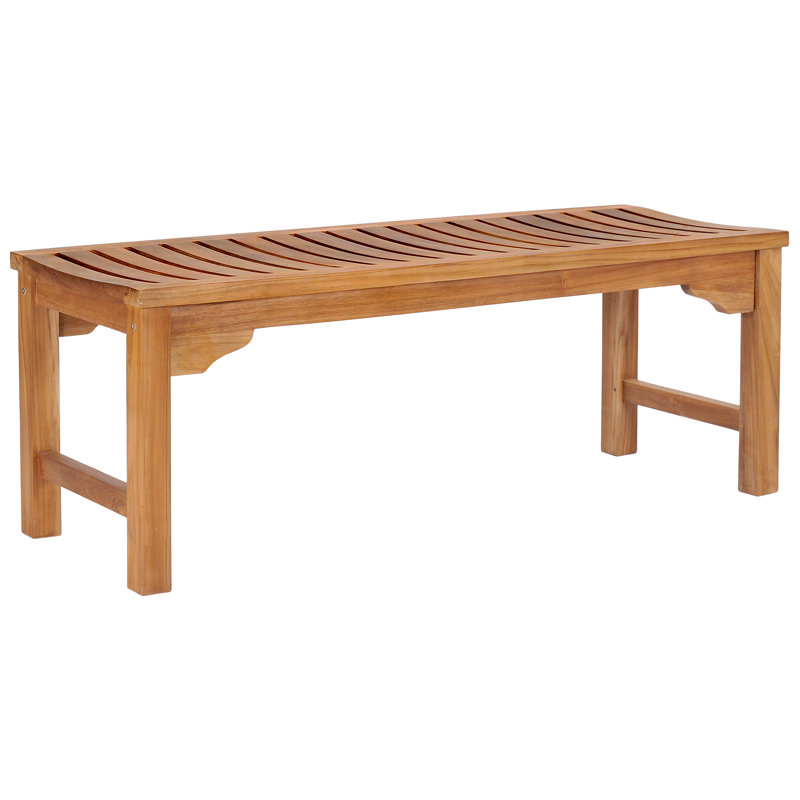 Wood Shower Bench, 18" H x 48" W x 18" D