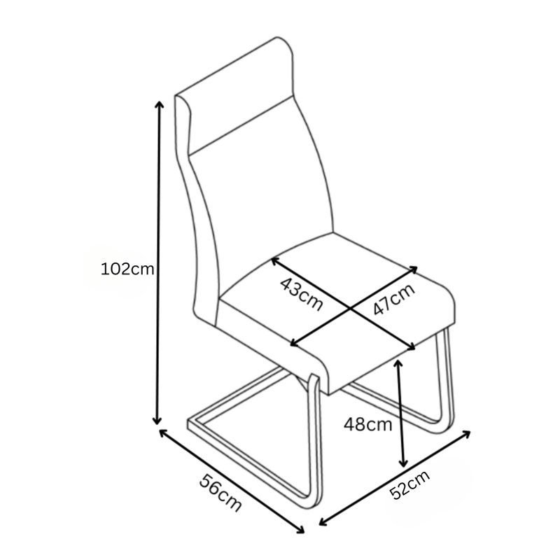 Alianys 48cm H Upholstered Side Chair, Beige