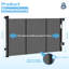 Barrière de sécurité rétractable pour bébé pour les escaliers et les portes B aby Proof Me 