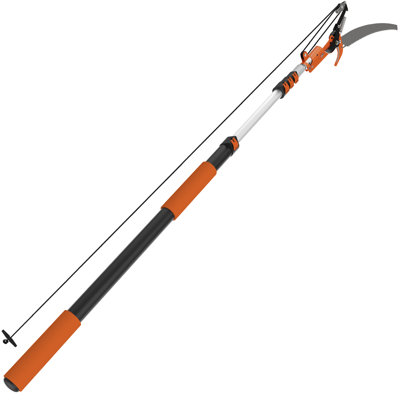 20FT Tree Trimmer, Telescoping Pole Saw with 5-20FT Extension Pole, Manual Tree Pruner Extendable for Yard, Garden, Patios