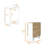 Cole White And Macadamia Folding Dining Table
