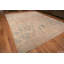 Grand tapis abstrait et contemporain neutre et tribal, unique et doux, unique en son genre
