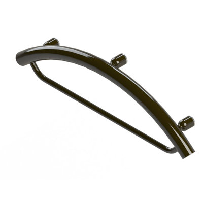 Barre d'appui de luxe en bronze frotté à l'huile d'INVISIA (capacité de 500 lb)