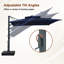 Parasol en aluminium pour porte-à-faux de patio-966120096