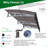 Window Awnings Door Entrance Canopy, Aluminum Alloy Bracket, 0.137 Inch Thick Crystal Solid Polycarbonate Sheet With Valance For Wooden Wall House-111084661-116272286