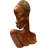 Handmade African Lady Brass Sculpture, 13-Inch Tribal Art Figurine