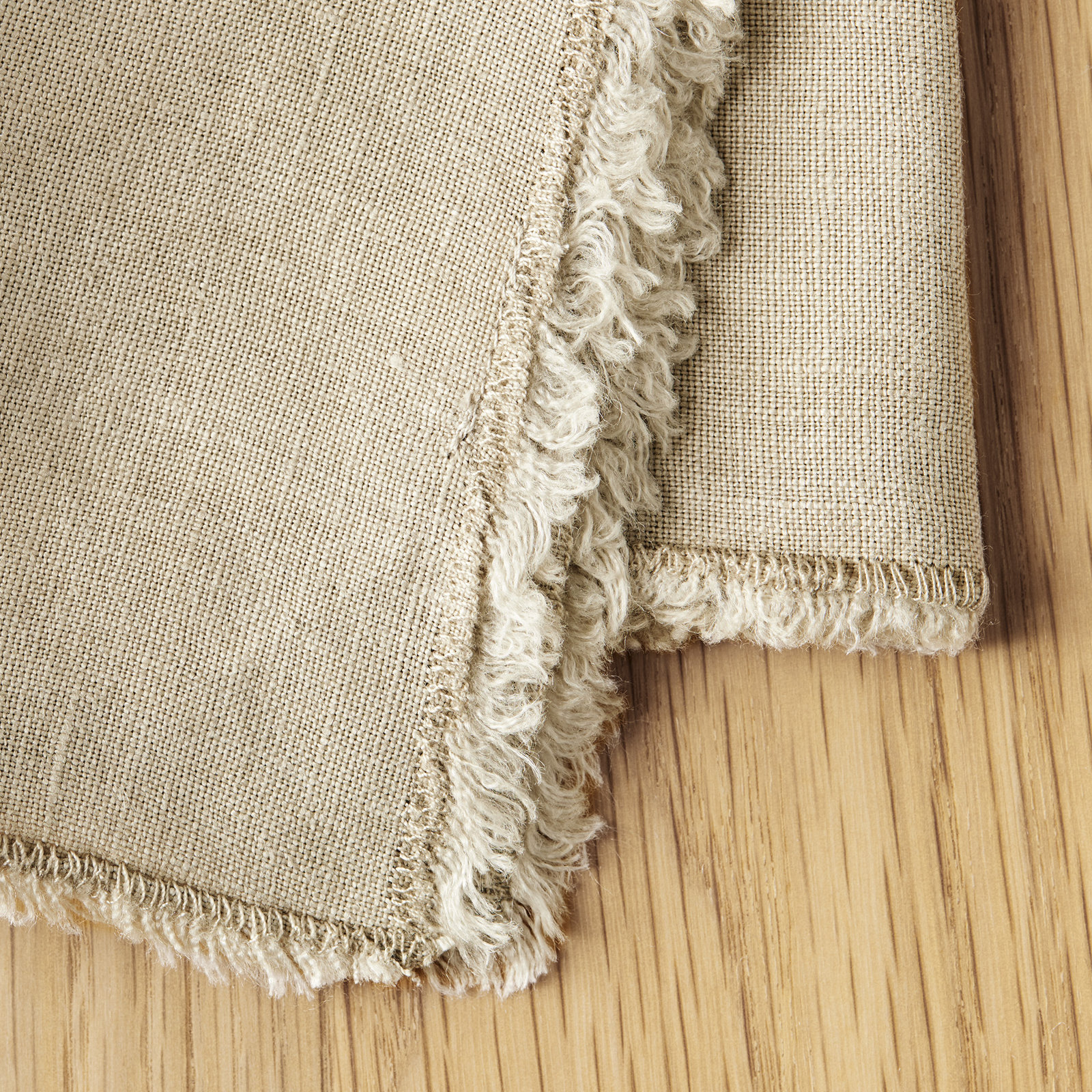 Zadia Reversible Linen Napkin, Natural