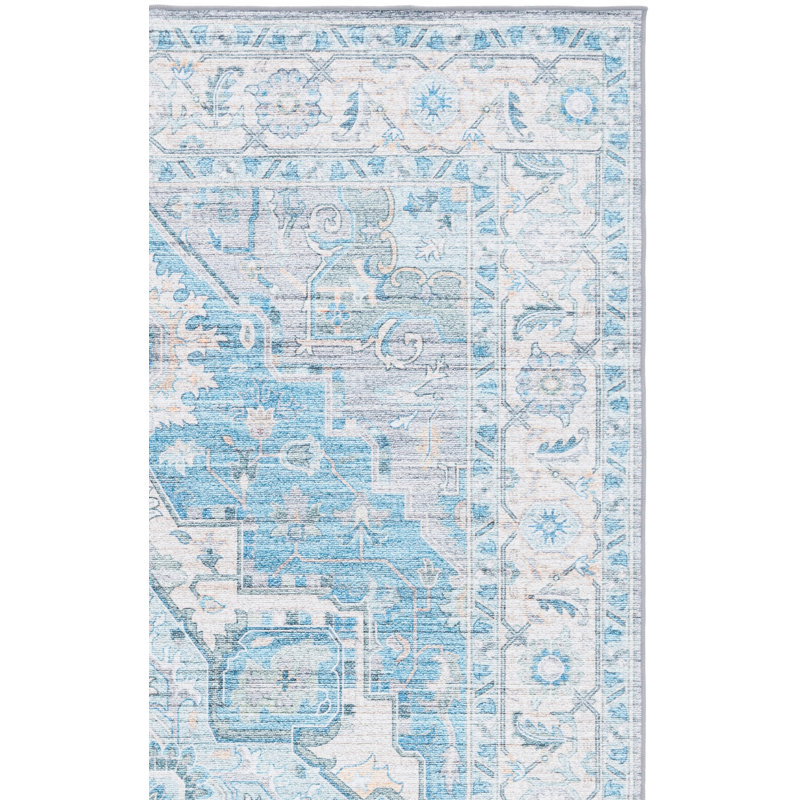 Tapis Samanthajean avec envers antidérapant, Carré 6 pi