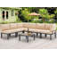 Ensemble de conversation modulaire avec coussins 7 pièces-1734170046