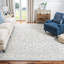 Tapis bleu / ivoire en laine touffeté à la main Conard-706265300