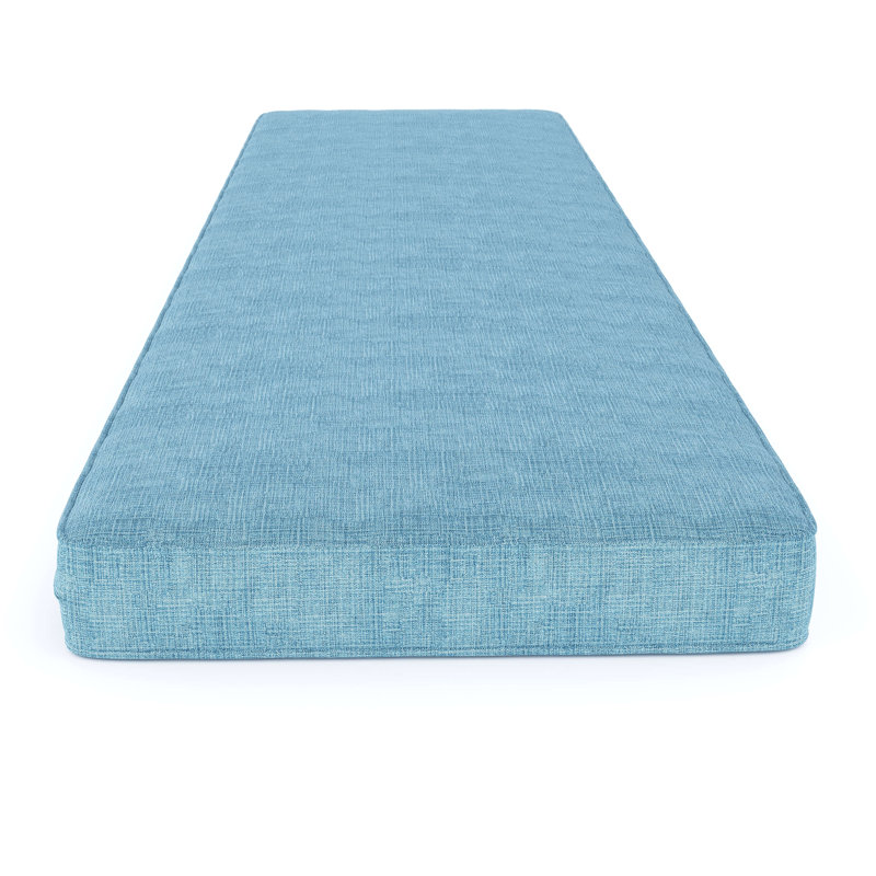 Indoor/Outdoor Sunbrella® Seat Cushion, Cast Horizon Sunbrella® Plainweave, 44" W x 18" D