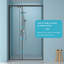 Porte de douche coulissante triple Bypass-127317866