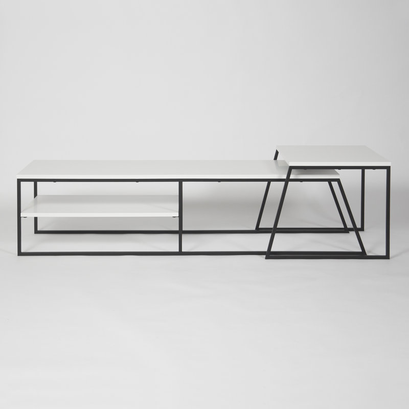 Pal TV Stand for TVs up to 55", White