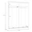 SCHACH&MATT 2 Manufactured Wood Wardrobe