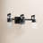 Kesia 3-Light Bathroom Vanity Light in Black-70337296-119772177-119772179