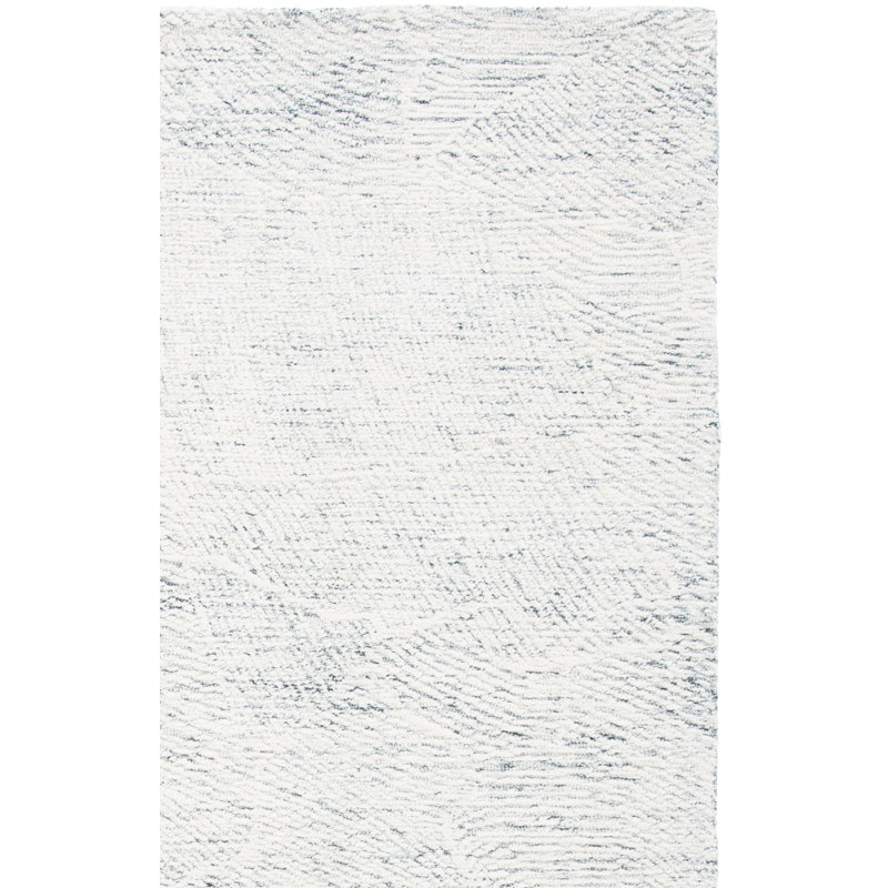 Metro Hand Tufted Indian Wool And Cotton With Latex Abstract Rug, Rectangle 8' x 10'