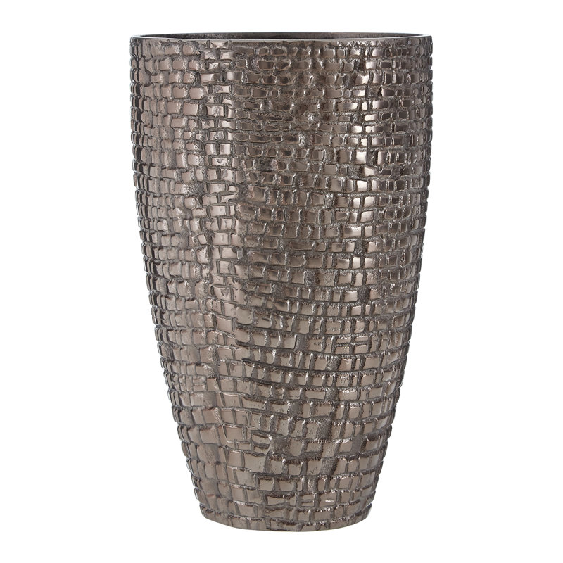 Buzz Metal Table Vase, 25cm H x 17cm W x 17cm D