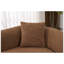 Chaise longue en chenille courbée L 38,19 po x P 68,11 po x H 25,99 po LingYu
