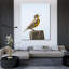 Hokku Designs, Theodore, George, reproduction d'art sur toile tendue: Meadowlark, oiseau-327814772