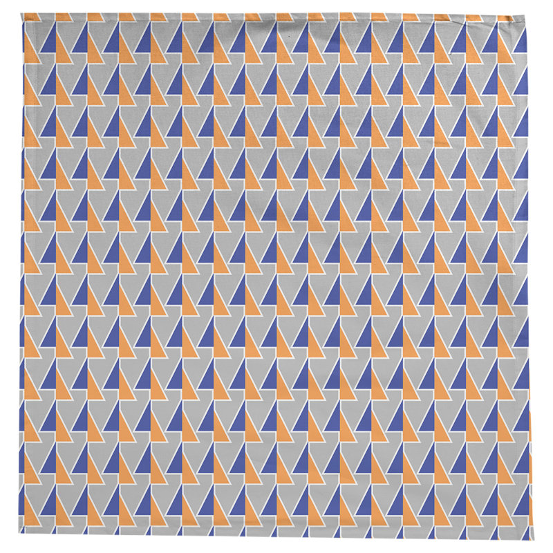 Flèches Nappe, Bleu/orange