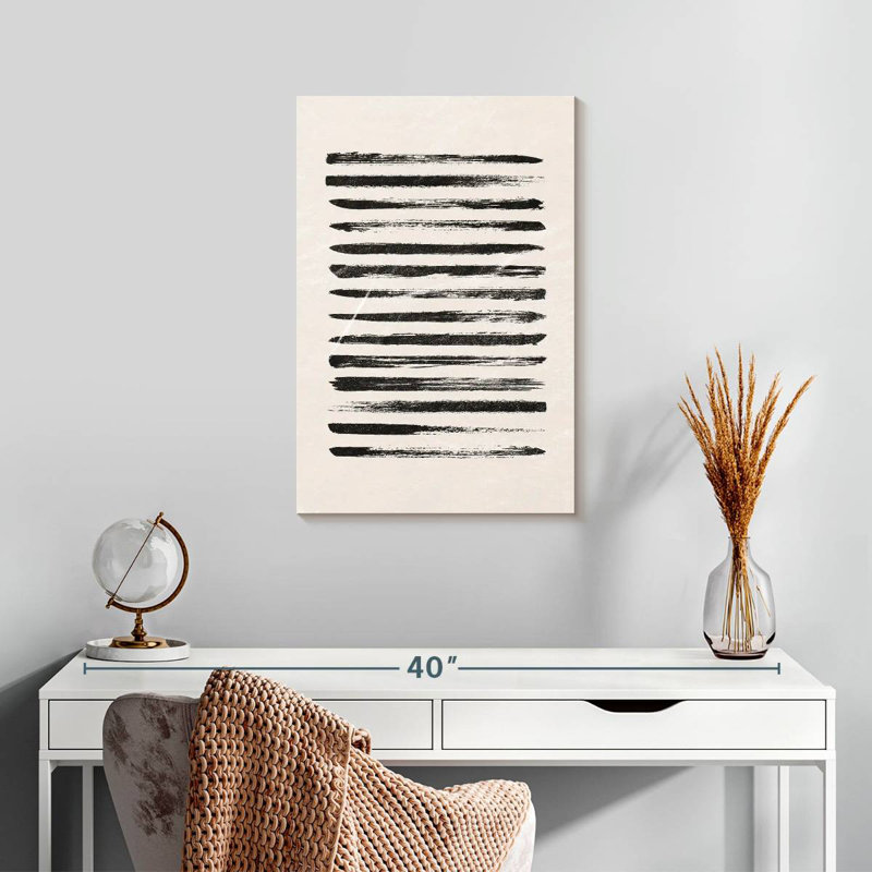 Avery Black Lines, 24" H x 16" W