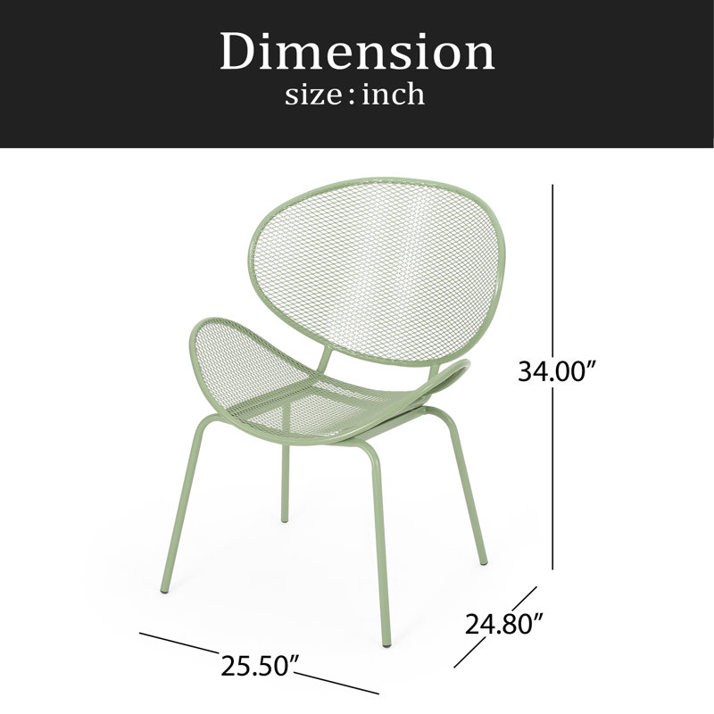Chaise coquille, Vert