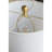 13x13x26" Marble Table Lamp