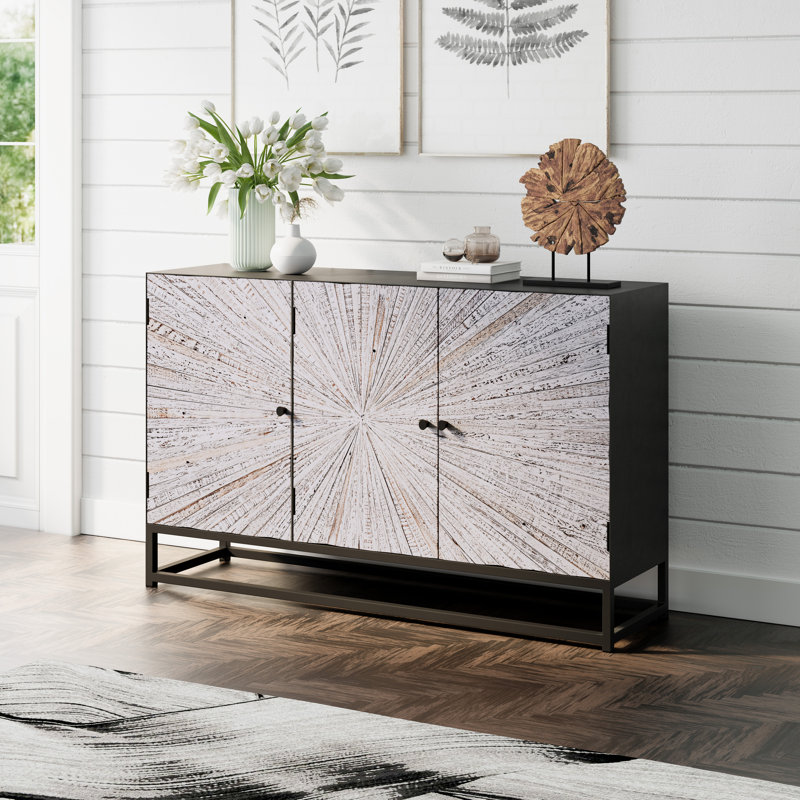 Katalin 59'' Sideboard, Gray Wash Reclaimed