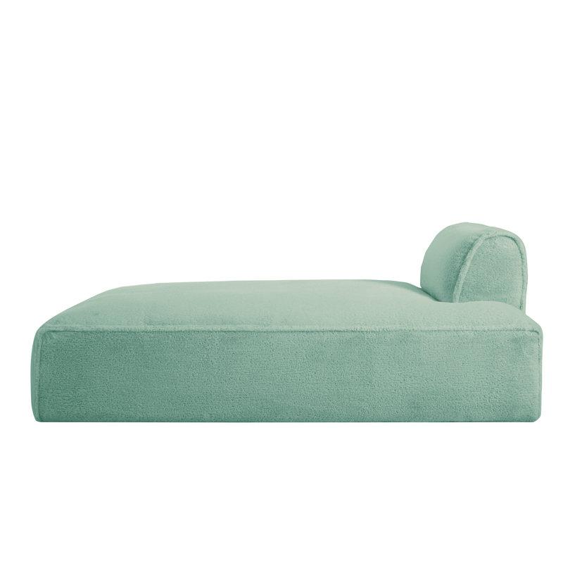Flâneuse rembourrée, Vert, Droite