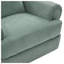 Mint Green Chenille Manual Recliner Swivel Rocker Chair with Rolled Arms