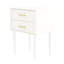 Table de chevet 2 tiroirs Mid-Century