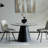 Kennidy  47" Round Dining Table With Sintered Stone Top Riven Collection