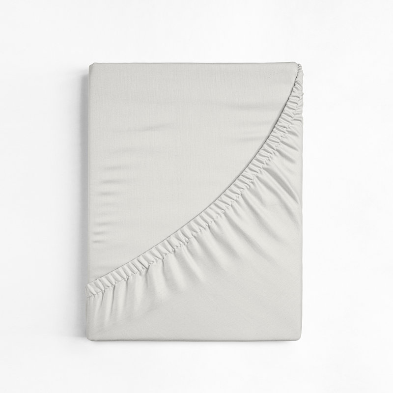 100% Cotton Fitted Sheet, White, Single (3')