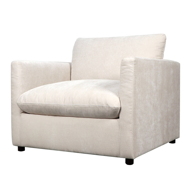 Chaise Blanchett - Tissu lin ivoire Contessa