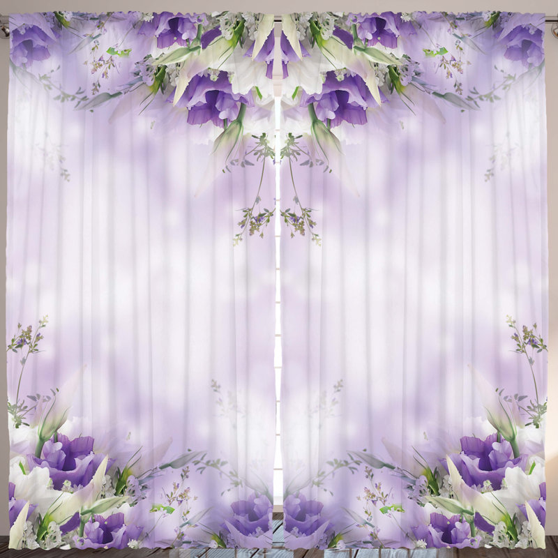 Semi Sheer Curtain, 90" W x 108" L
