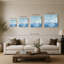 «Silver Blue Sea» par Pamela Munger - impression sur toile-924137832-924137828