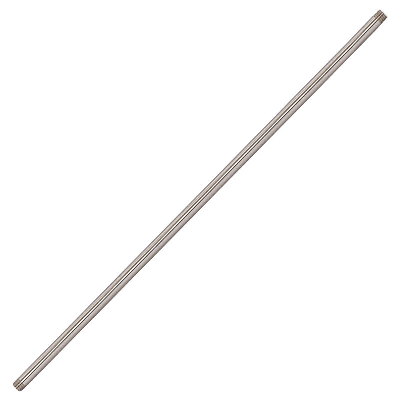Mamelon en laiton ½ po x 48 po IPS, Nickel satiné