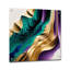 Mauve, vert et or, "Bold Strokes III", art mural abstrait en acrylique-1460662434