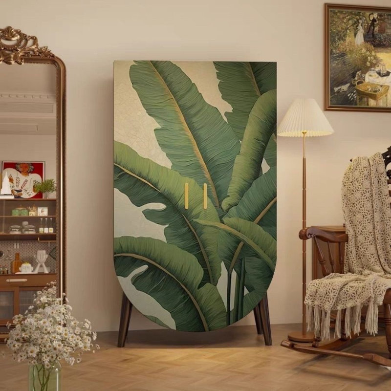 Garde-robe moderne à feuilles de bananier