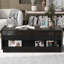 Table basse moderne moderne avec rangement abondant et design élégant, idéale pour rehausser l'ambiance du salon-1568240672